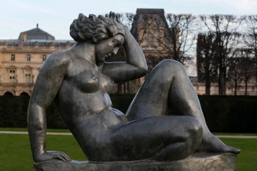 Jardin des Tuileries, Aristide Maillol, Montagne 1937, Paris, France