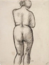 Modèle féminin, vu de dos