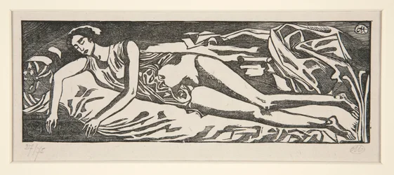 Femme allongée
