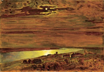 Nuit au clair de lune sur le Dnepr