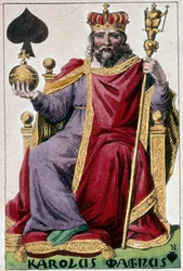 Représentation de Charlemagne (Charles Ier dit Charles le Grand 742-814) (détail)