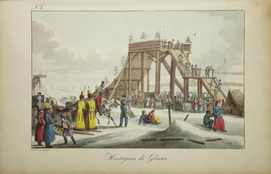 Montagne de glace russe, 1817