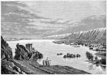 Lac Tali, Japon, 1895
