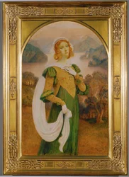 Princesse (tempera sur bois)