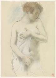 Femme nue debout