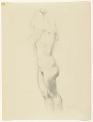 Femme nue debout