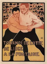 Tournoi de Lutte, Liège, 1899