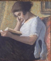 Jeune fille lisant