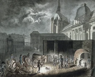 Transfert de prisonniers à la Conciergerie, 26 mai 1804
