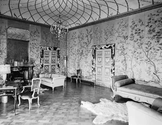 Une grande salle dans la Villa Madama, Rome