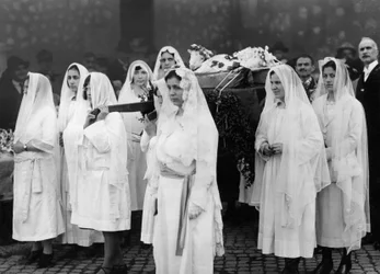 Rites de Pâques : bénédiction des agneaux à Sant