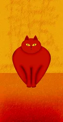 Chat rouge