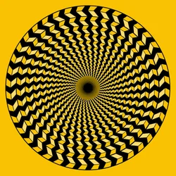 Spirale sur jaune