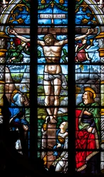 Cathédrale Sainte-Marie, Auch, Gers, 2018 (vitrail)