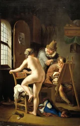 Le peintre et son modèle