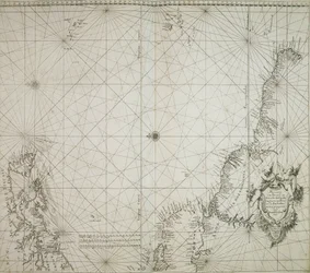 Carte du Brésil reliée dans l