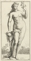 Personification de la beauté (Schoonheid) (Een-en-veertigh stuks, verscheydene Sinnebeelden)