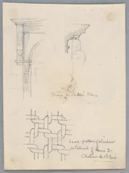 Détails architecturaux de la maison de Diane de Poitiers