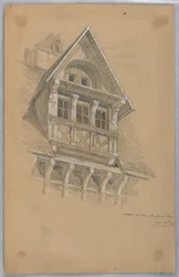 Lucarne sur la Maison des Quatrans, Caen