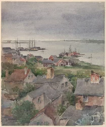 Maisons au bord de la mer à Nantucket