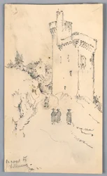 Sur la route de Villeneuve