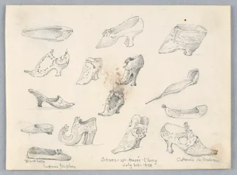 Croquis de chaussures