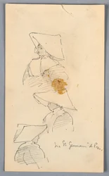 Trois croquis d