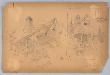 Deux croquis de cottage