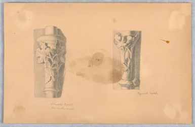 Deux études de chapiteaux