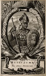 Portrait de Montezuma, roi du Mexique