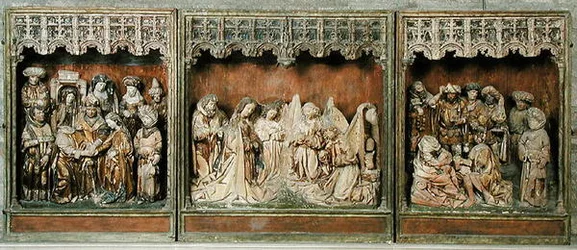 Retable, de Kalkar, Bas-Rhin, c.1483