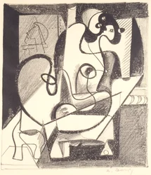 Peintre et modèle (La Chambre de la Création)