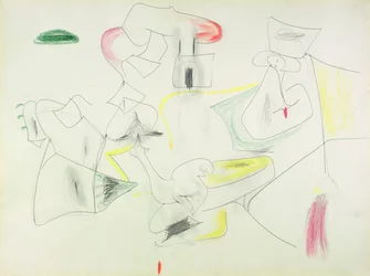 Sans titre (crayon de couleur et crayon sur papier)
