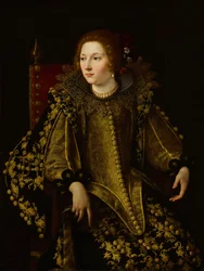 Italien : Ritratto di una donna seduta (signora Caterina Savelli ) Portrait d