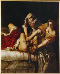 Judith et Holopherne (peinture sur toile)