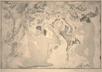 Beauté angulaire, gravure par Ernest Haskell