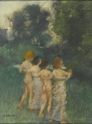 Enfants chérubins, 1900