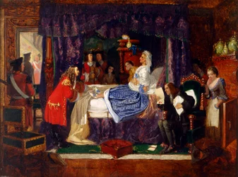 Scène de lit de mort