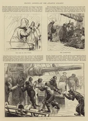 Graphic America, sur le paquebot transatlantique