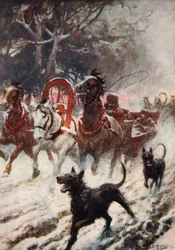 Élisabeth de Bohême volant la couronne hongroise