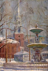 Rue du Parc à Boston Commons, vers 1910-20