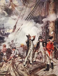 Admirals All, illustration tirée de Drakes Drum and Other Songs of the Sea de Henry Newbolt (1862-1938), publié en 1905