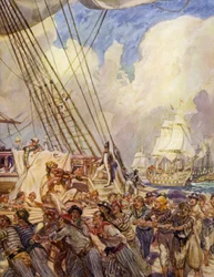 Le Vieux Superbe (lithographie en couleur)