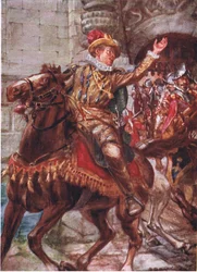 Voilà votre ville, mes gars. Allez en prendre possession, illustration de Romance of History: The Netherlands, années 1920
