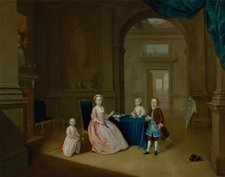 Enfants dans un intérieur