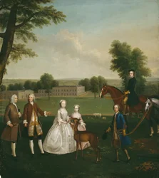 Thomas Lister et sa famille à Gisburne Park