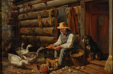 Le vieux pionnier : Oncle Dan et ses animaux