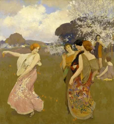 Danse de printemps, vers 1917