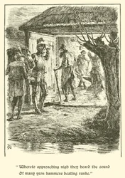 La Légende de Britomart, La Maison des Soins (gravure)