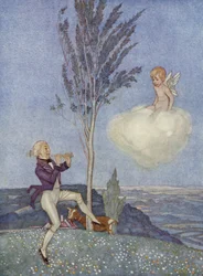 Jouant dans les vallées sauvages